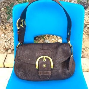 COACH BAG  BROWN COLOR